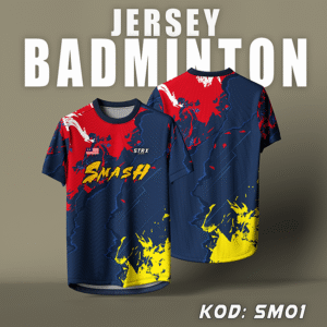 JERSEY BADMINTON - SM01 - 1 Helai RM 45 -