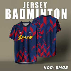 JERSEY BADMINTON - SM02 - 1 Helai RM 45 -